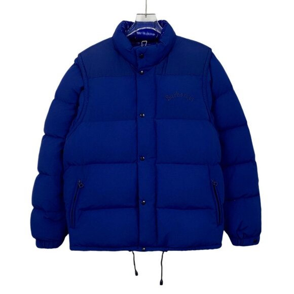 Burberrys Blue Puffer Jacket Mens Size S - Picture 1 of 8